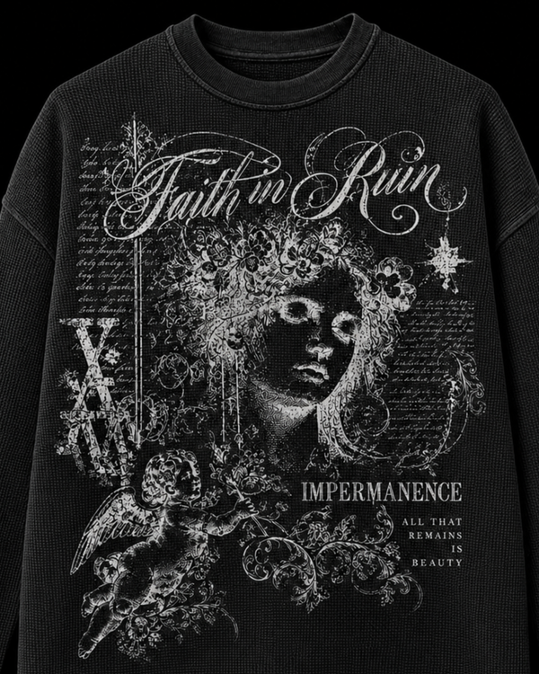 Faith in Ruin Waffle Long Sleeve