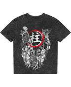 Acidwash Oversized T-shirt Back Design