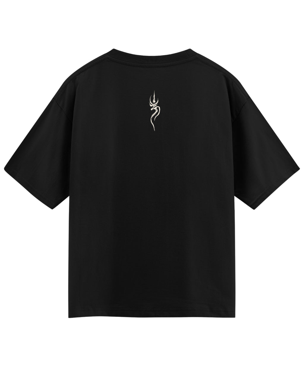 Black Oversized T-shirt Back Design