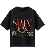 Black Oversized T-shirt Front Design